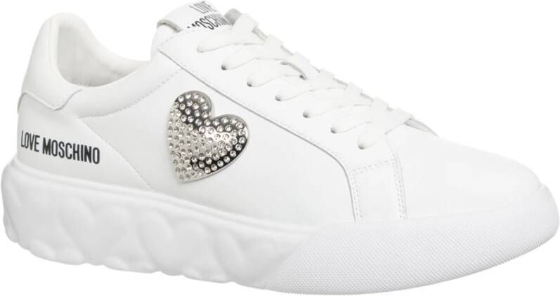 Love Moschino Puffy Heart Sneakers White Dames