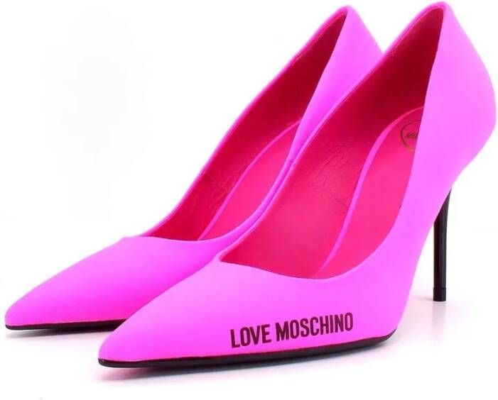 Love Moschino Stijlvolle Scarpad.spillo95 Pumps voor Dames Roze Dames
