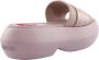 Love Moschino Roze Ciabatta Sandalen Pink Dames - Thumbnail 3