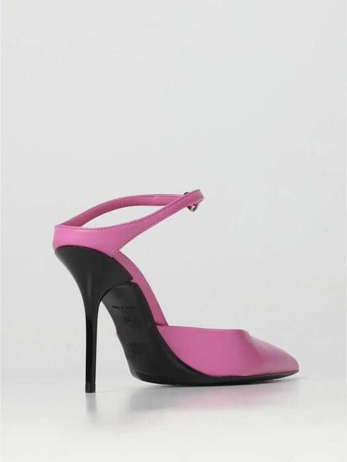 Love Moschino Roze Hakken Sandalen