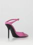 Love Moschino Roze Hakken Sandalen - Thumbnail 2