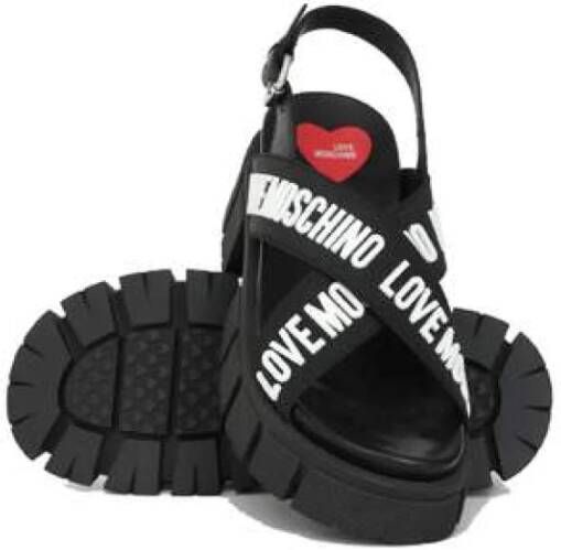Love Moschino Hoge hak sandalen Zwart Dames