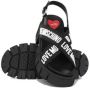 Love Moschino Sneakers San Lod Tassel70 El Logo in black - Thumbnail 4