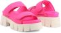 Love Moschino Lente Zomer Collectie Sliders Pink - Thumbnail 3