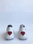 Love Moschino Sneakers met pailletten en applicaties White Dames - Thumbnail 4