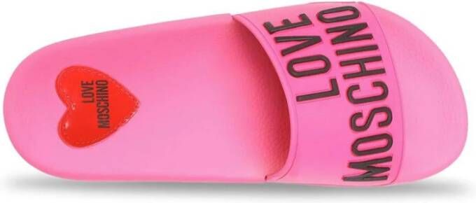 Love Moschino Sliders Roze Dames