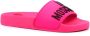 Love Moschino Iconische Fuchsia Sliders Pink Dames - Thumbnail 2