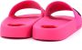 Love Moschino Iconische Fuchsia Sliders Pink Dames - Thumbnail 3