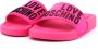 Love Moschino Iconische Fuchsia Sliders Pink Dames - Thumbnail 4