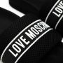 Love Moschino Comfortabele Instap Pantoffels Zwart Dames - Thumbnail 11