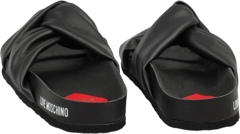 Love Moschino Sliders Zwart Dames