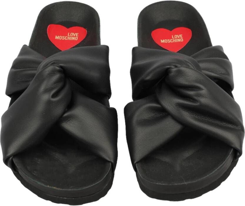 Love Moschino Sliders Zwart Dames