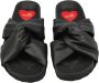 Love Moschino Dames Lente Zomer Collectie Sliders Stijl Ja28233G0Eie0 Black Dames - Thumbnail 9