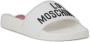 Love Moschino Witte rubberen zool slippers White Dames - Thumbnail 4