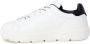 Love Moschino Witte Leren Sneakers met Plateau en Brand Logo White Dames - Thumbnail 2