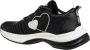Love Moschino Abstract Patroon Sneakers voor Vrouwen Black Dames - Thumbnail 4