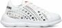 Love Moschino Witte Leren Sneakers White Dames - Thumbnail 3