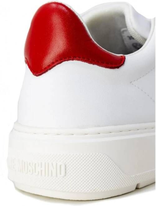 Love Moschino Rode Sneakers met Stijl Rood Dames