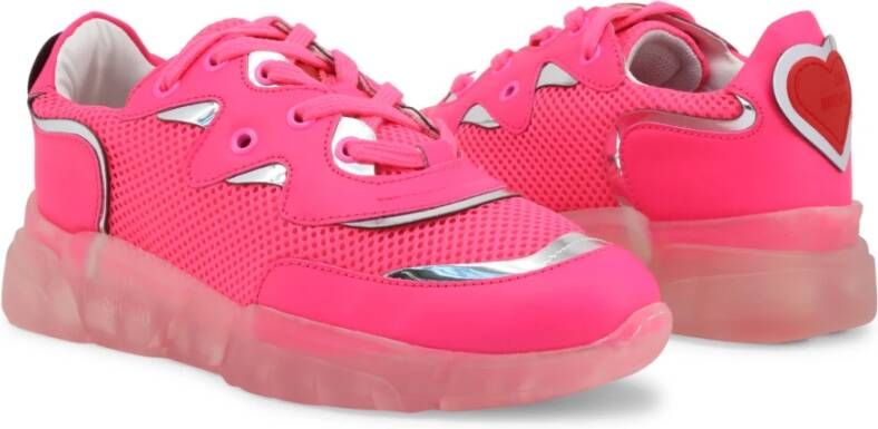 Love Moschino Dames Lente Zomer Collectie Sneakers Roze Dames