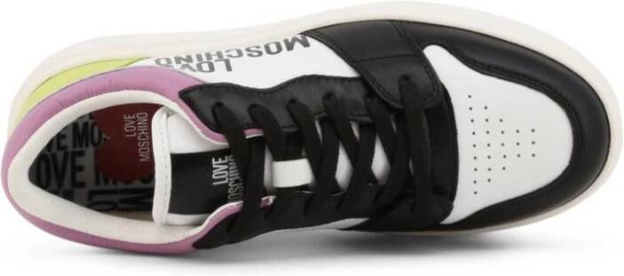 Love Moschino Synthetisch Leren Sneakers Ja15274G1Giab Wit Dames