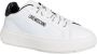 Love Moschino Witte Leren Sneakers met Plateau en Brand Logo White Dames - Thumbnail 9