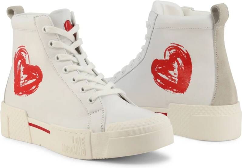 Love Moschino Damesmode Sneakers Stijl Ja15455G0Diac Wit Dames