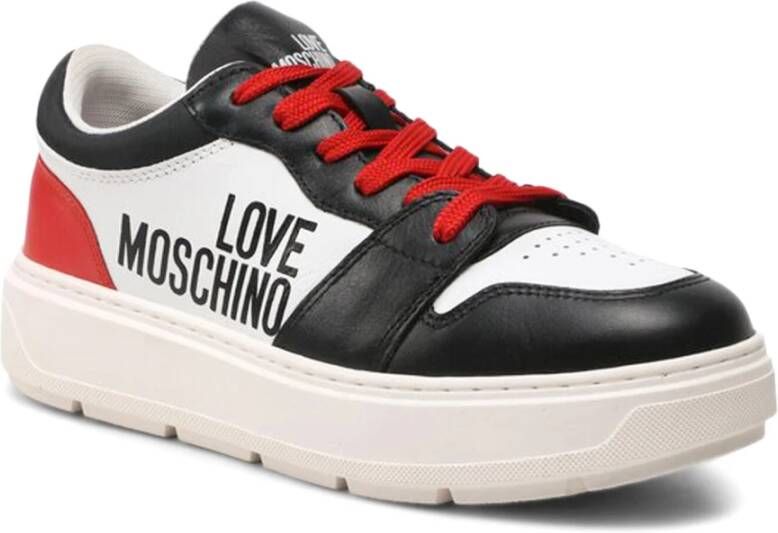 Love Moschino Dames Lente Zomer Sneakers Stijl Ja15274G1Giab Wit Dames