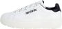 Love Moschino Witte Leren Sneakers met Plateau en Brand Logo White Dames - Thumbnail 7