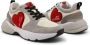 Love Moschino Zwarte Synthetische en Suède Sneakers met 5cm Hak White Dames - Thumbnail 2