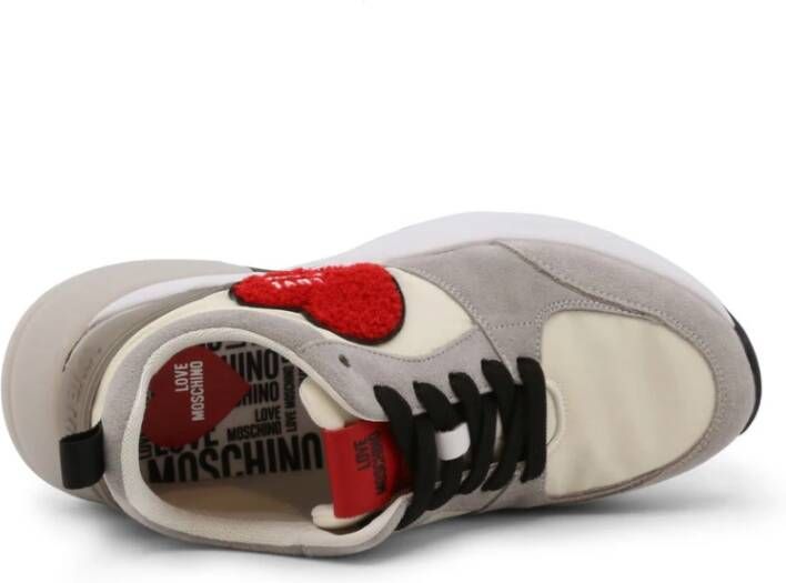Love Moschino Dames Sneaker Herfst Winter Collectie Wit Dames