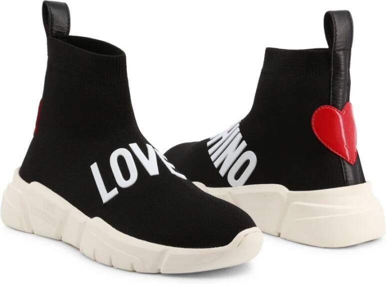 Love Moschino Dames Lente Zomer Collectie Sneakers Zwart Dames