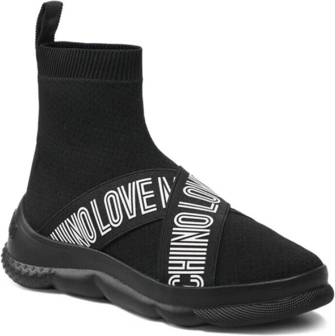 Love Moschino Dames Herfst Winter Collectie Sneakers Zwart Dames