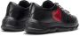 Love Moschino Zwarte Leren Sneakers met 4 cm Hak Zwart Dames - Thumbnail 2