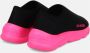 Love Moschino Dames Synthetische Sneakers met Rubberen Zool Black Dames - Thumbnail 7