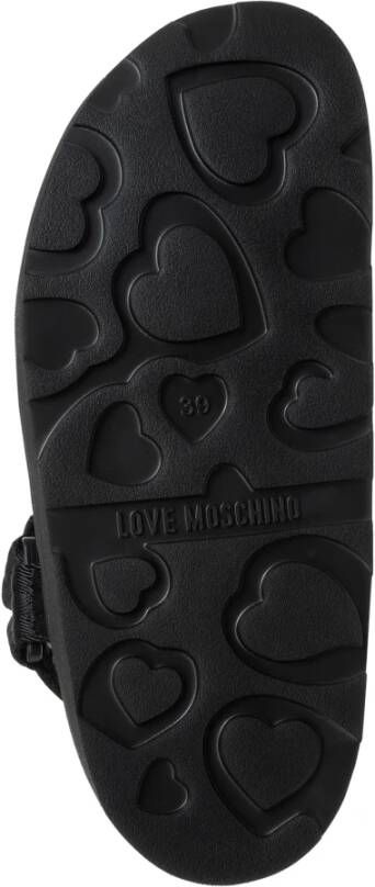 Love Moschino Verstelbare Band Sandalen Black Dames