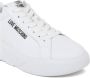 Love Moschino Wit Zwart Platform Sneakers - Thumbnail 2