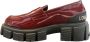 Love Moschino Witte Abrasive Tassel Sandalen Red Dames - Thumbnail 3