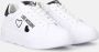 Love Moschino Witte Leren Sneakers Comfortabel en Stijlvol White Dames - Thumbnail 2