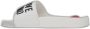 Love Moschino Witte rubberen zool slippers White Dames - Thumbnail 3