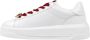 Love Moschino Witte Vetersneakers voor Vrouwen - Thumbnail 2
