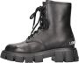 Love Moschino Stijlvolle leren veterschoenen voor dames Black Dames - Thumbnail 6