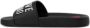 Love Moschino Zwarte bedrukte PVC-slippers met rubberen zool Black Dames - Thumbnail 5