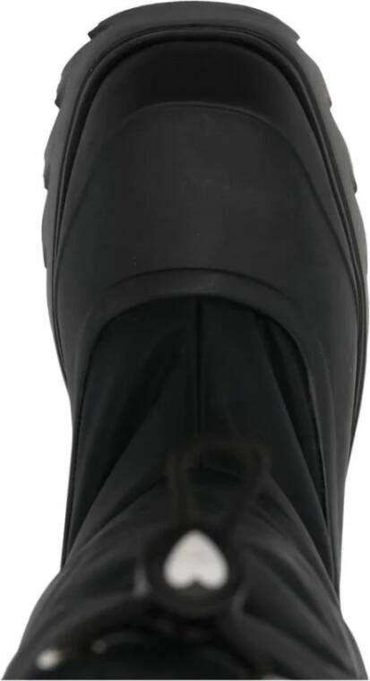 Love Moschino Zwarte Enkellaarsjes