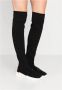 Love Moschino Zwarte Gebreide Soklaarzen Model Azura5684 Black Dames - Thumbnail 4