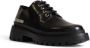 Love Moschino Nette Schoenen LaceUp Oxford Schoenen Zwart Lakleer - Thumbnail 3