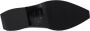 Love Moschino Zwarte leren loafer puntige neus rubberen zool - Thumbnail 2