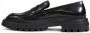 Love Moschino Zwarte leren mocassin met rubberen zool Black Dames - Thumbnail 20