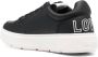Love Moschino Zwarte Leren Sneakers met Verhoogde Boxzool Black Dames - Thumbnail 3