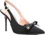 Love Moschino Zwarte platte schoenen voor vrouwen Black Dames - Thumbnail 2