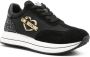 Love Moschino Zwarte Sneakers met Gouden Logo Black Dames - Thumbnail 2
